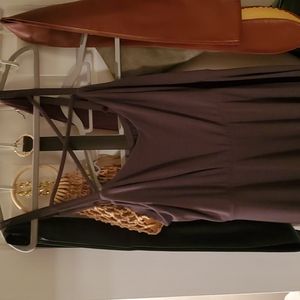 Olive green maxi dress